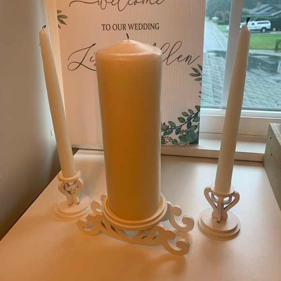 Unity Candle Holders - Picture 2 of 2